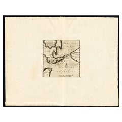 Antique Map of Eso 'Hokkaido', Extremely Rare in this Edition, 1725