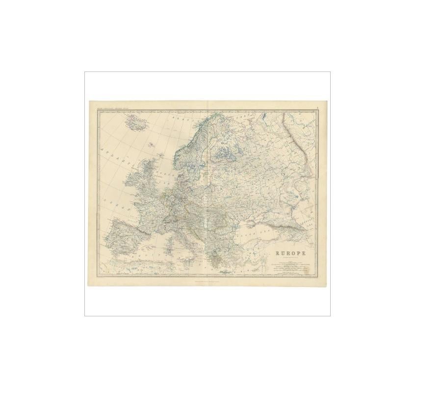europe map 1865