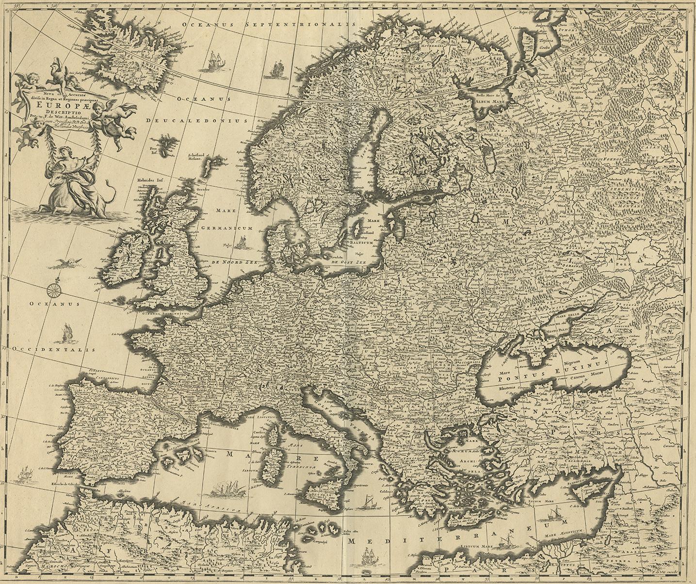 map of europe 1680
