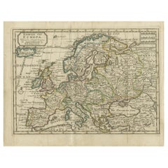 Antike Karte von Europa von Keizer & de Lat, 1788