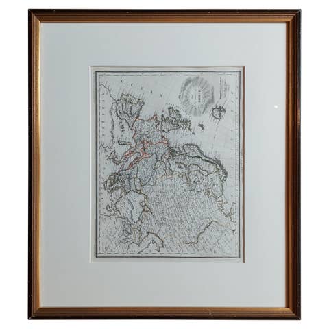 Antique Map of Europe by Lapie, '1809'