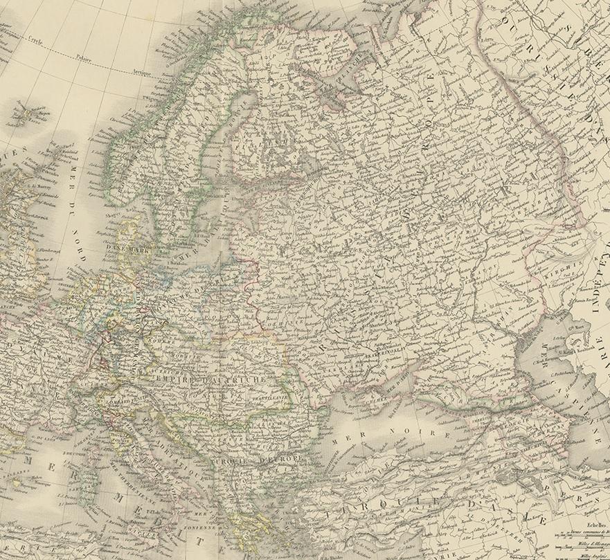 1960 europe map
