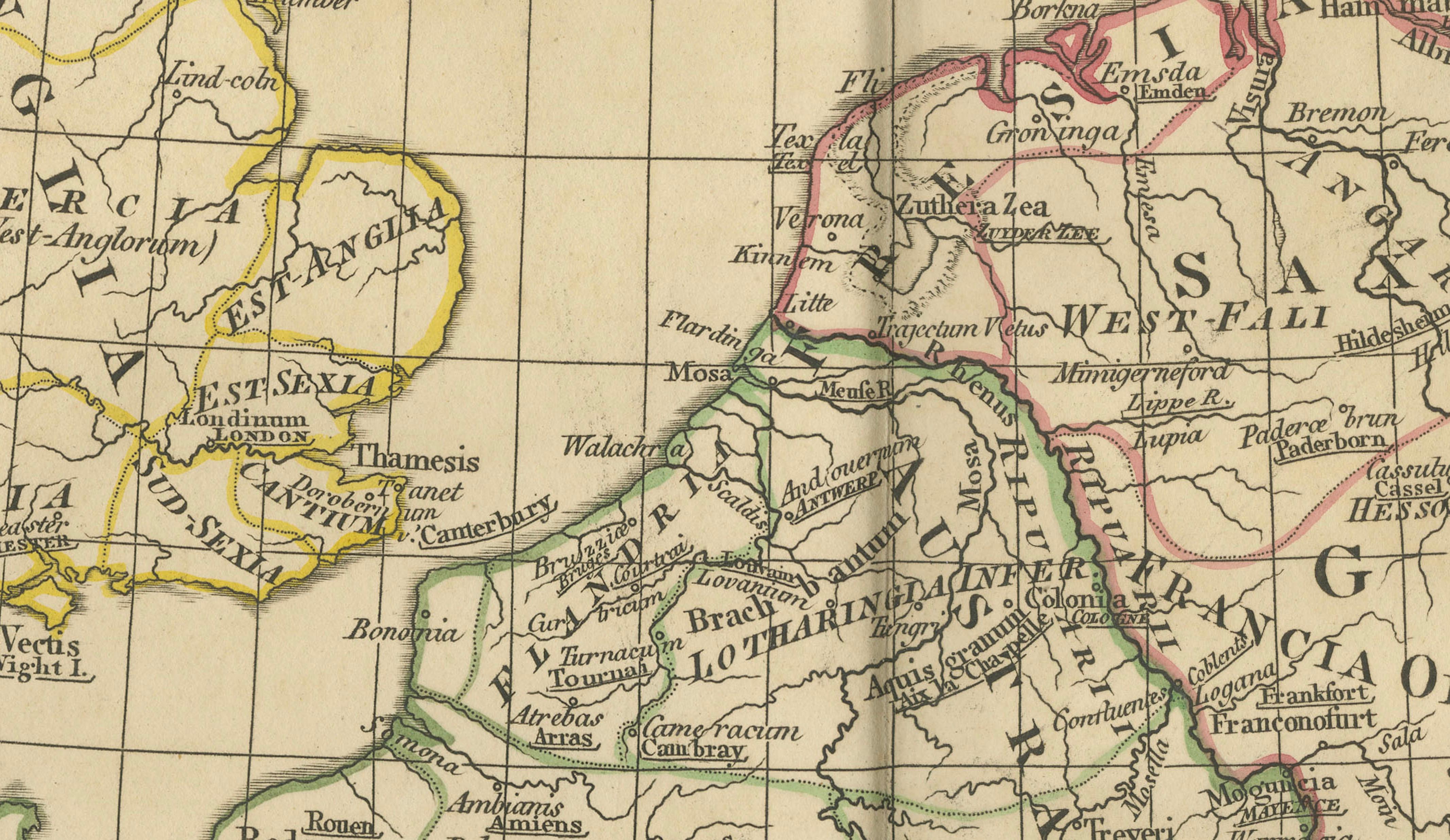 Antique Map of Europe – Roman to Medieval Transition, d’Anville, c.1818