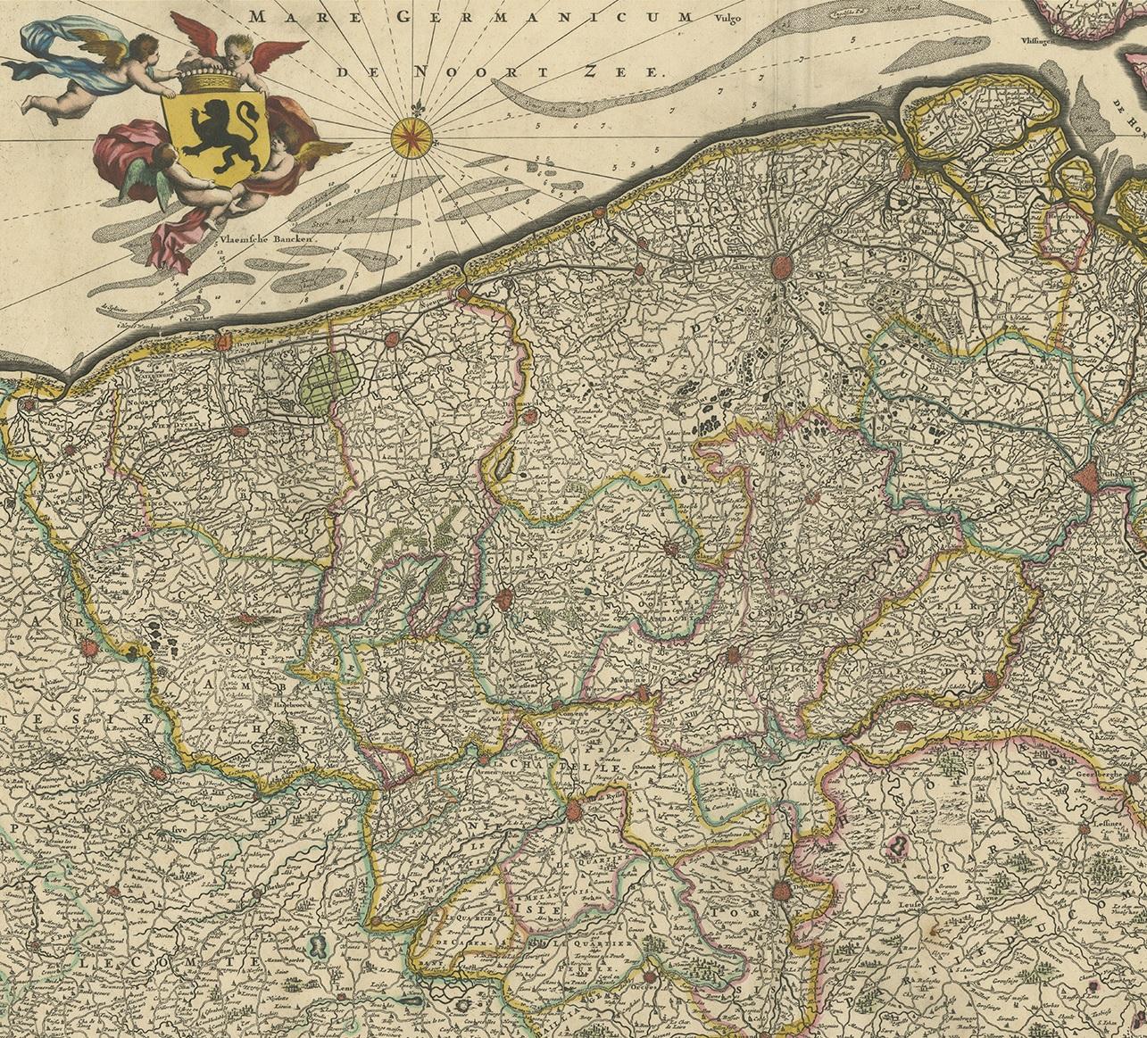 flanders belgium map