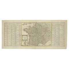 Antique Map of France by Covens & Son, c.1790