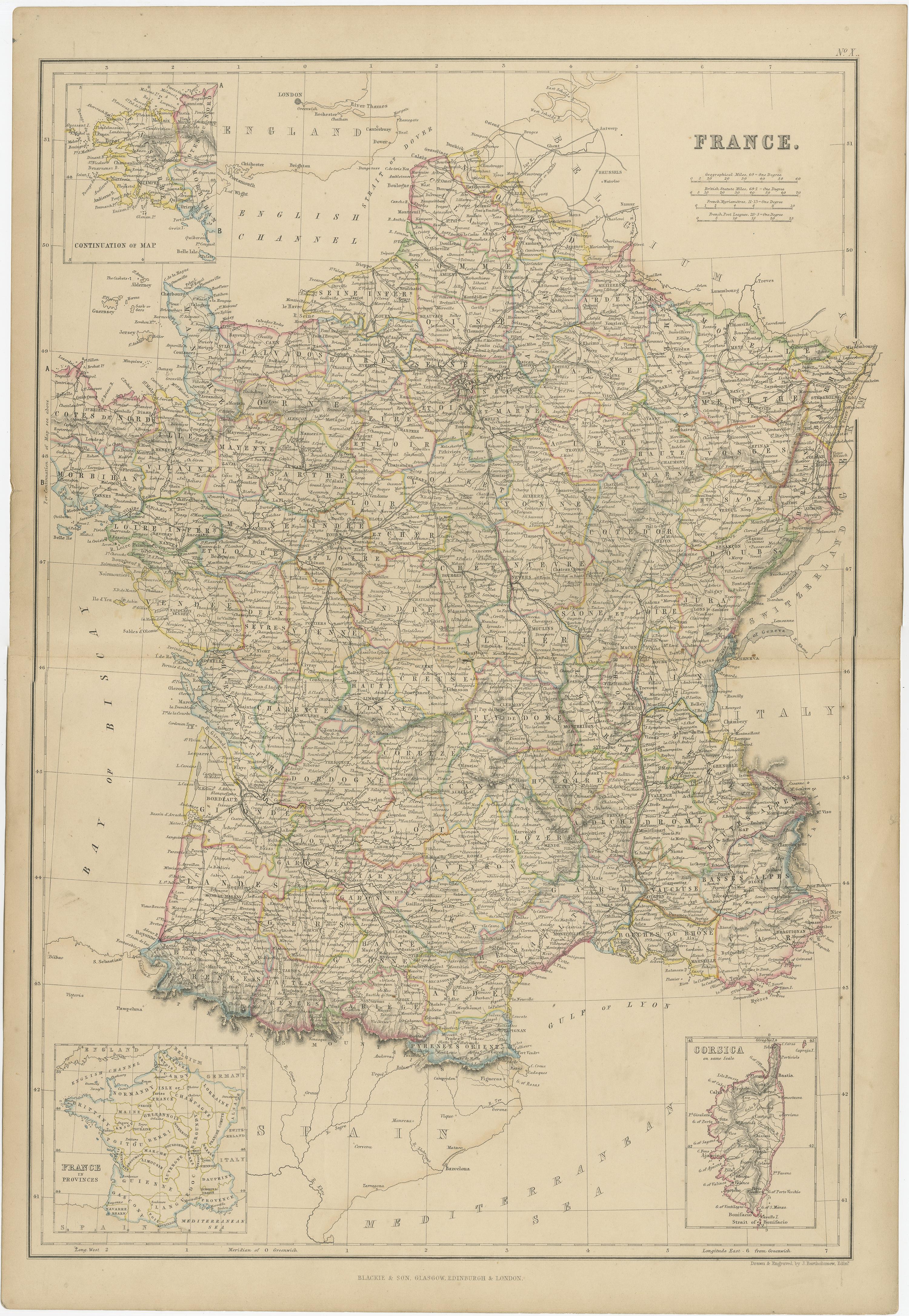 france 1500s map