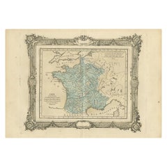 Antique Map of France under the Reign of Henry IV by Zannoni, 1765
