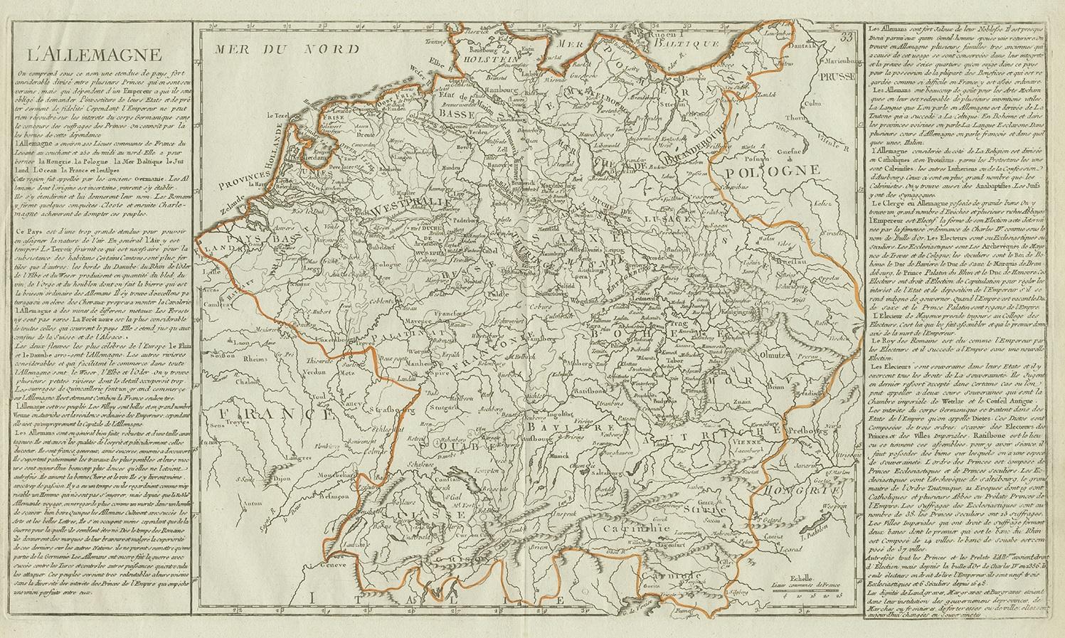 Carte ancienne intitulée 