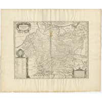 Old Map of Ancient Times covering Egypt Towards Arabia and India to ...