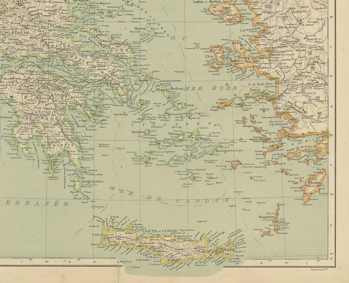 mediterranean greece map