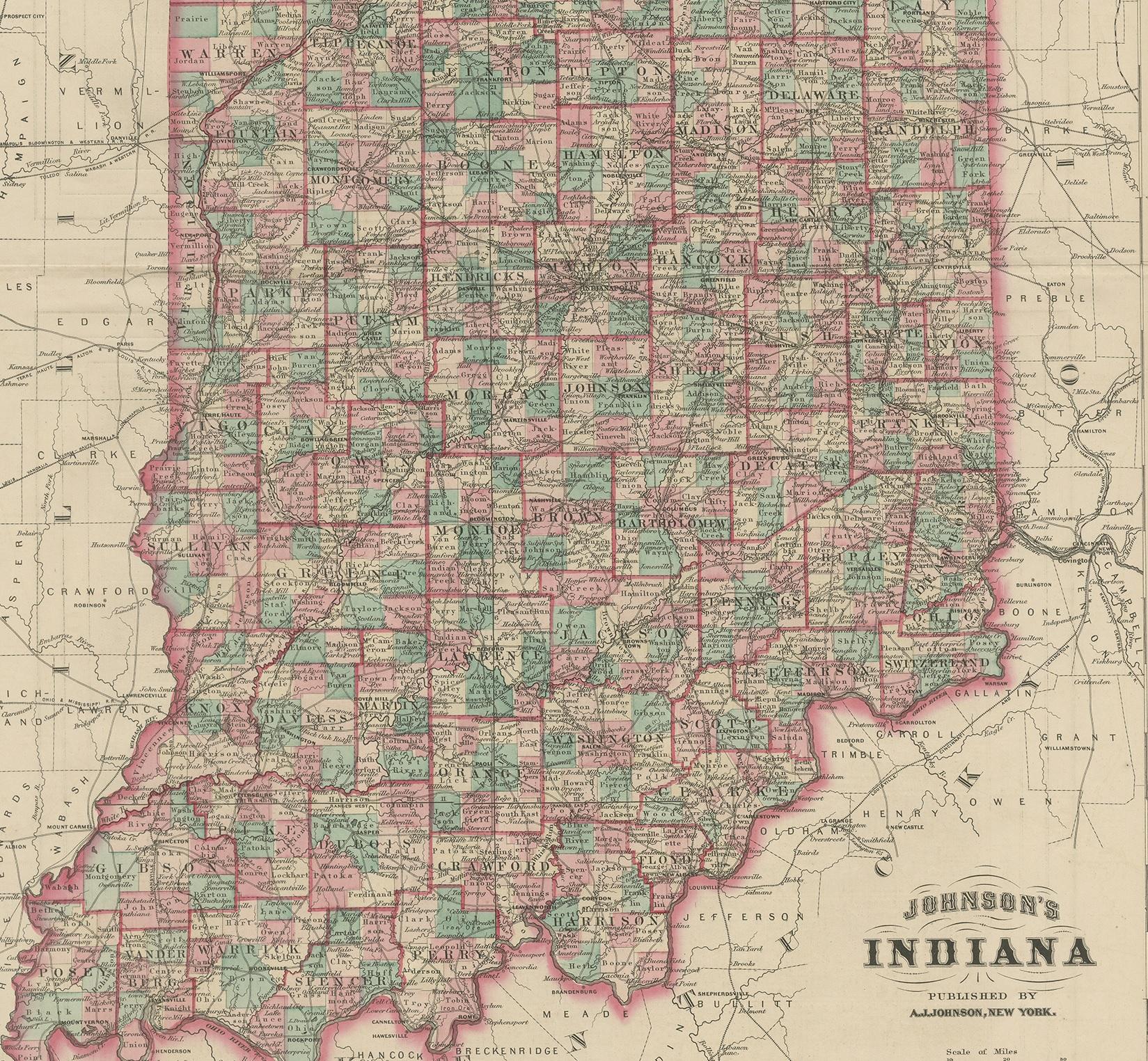 old indiana map