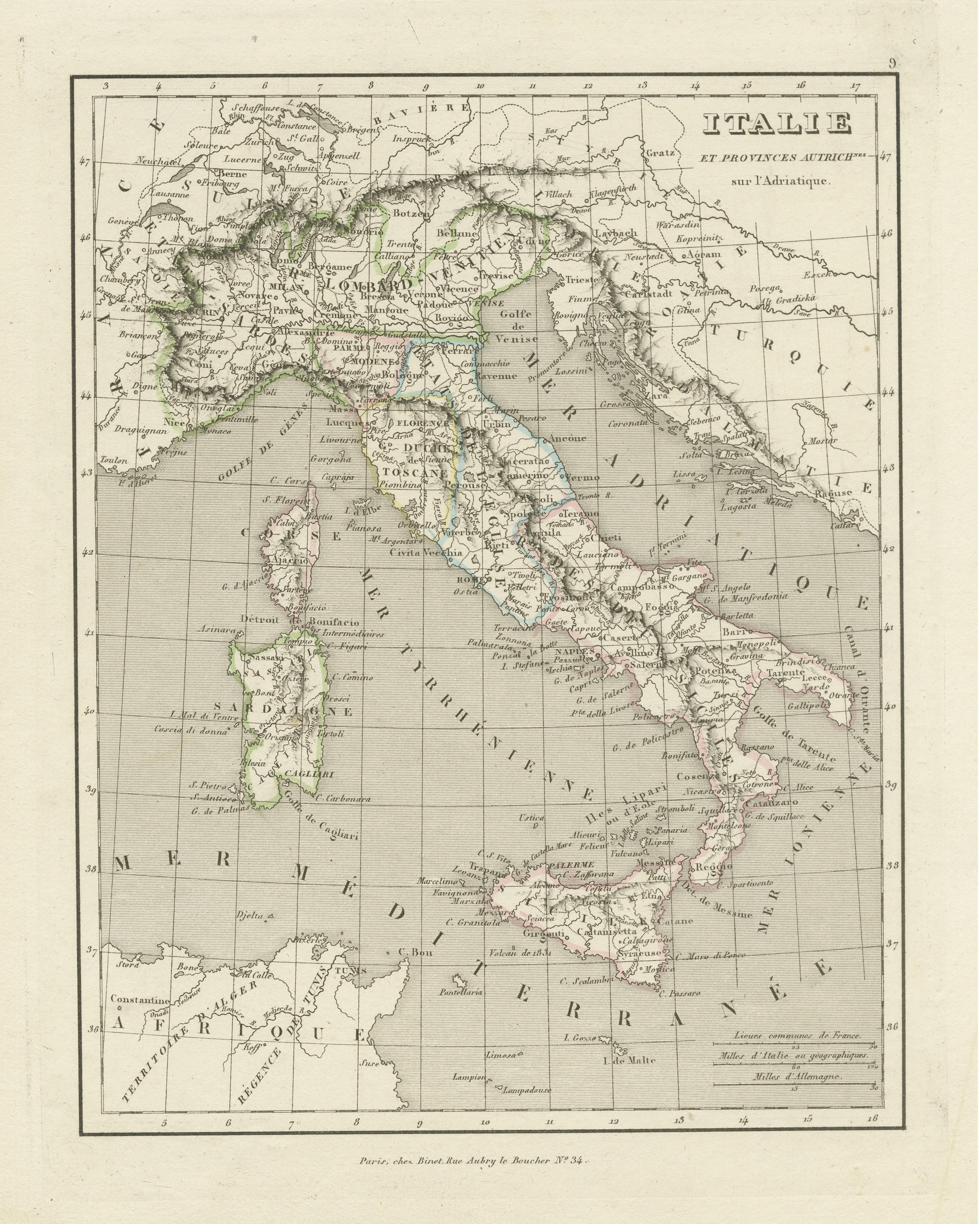 adriatic coast italy map