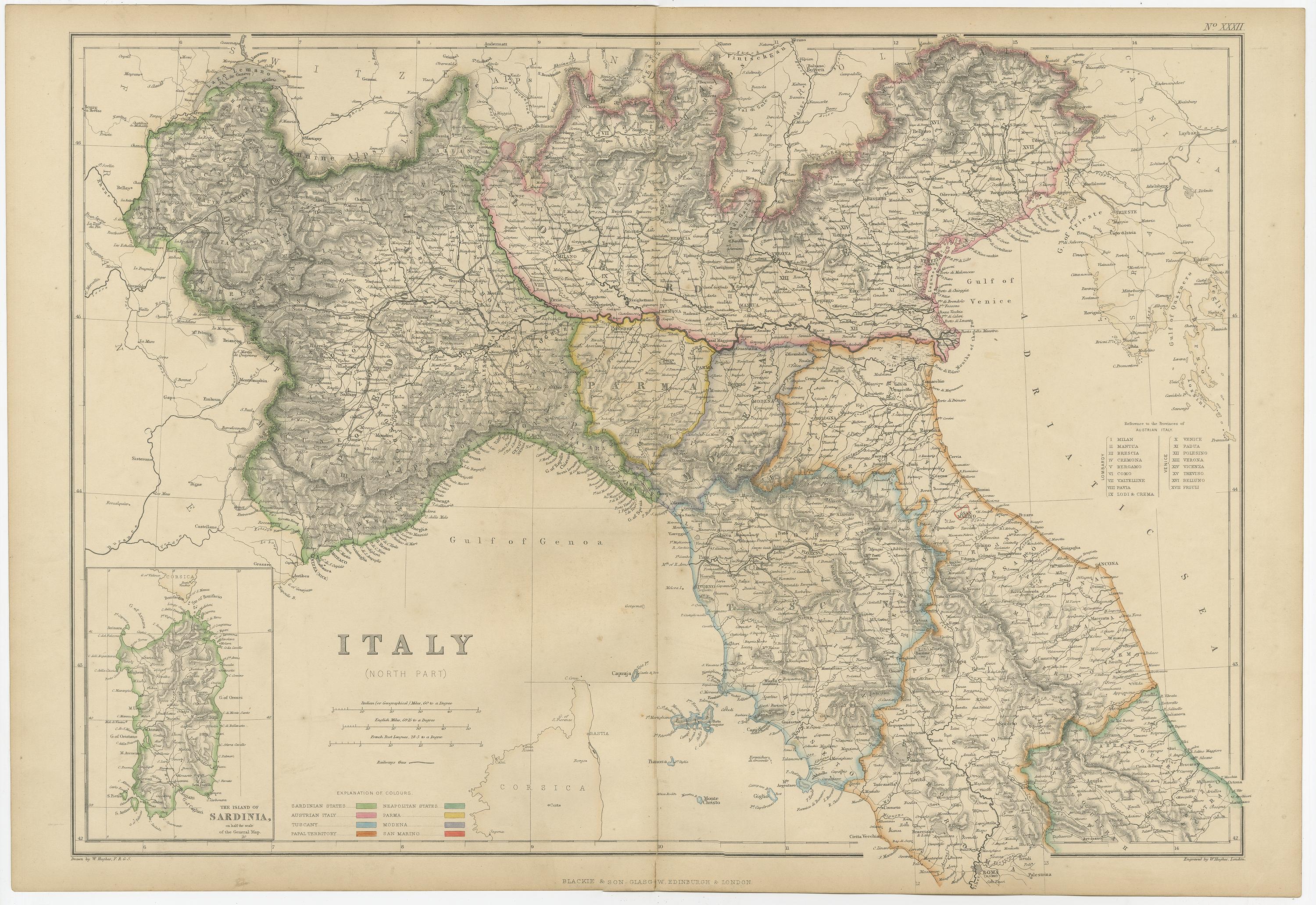 map of northern italy