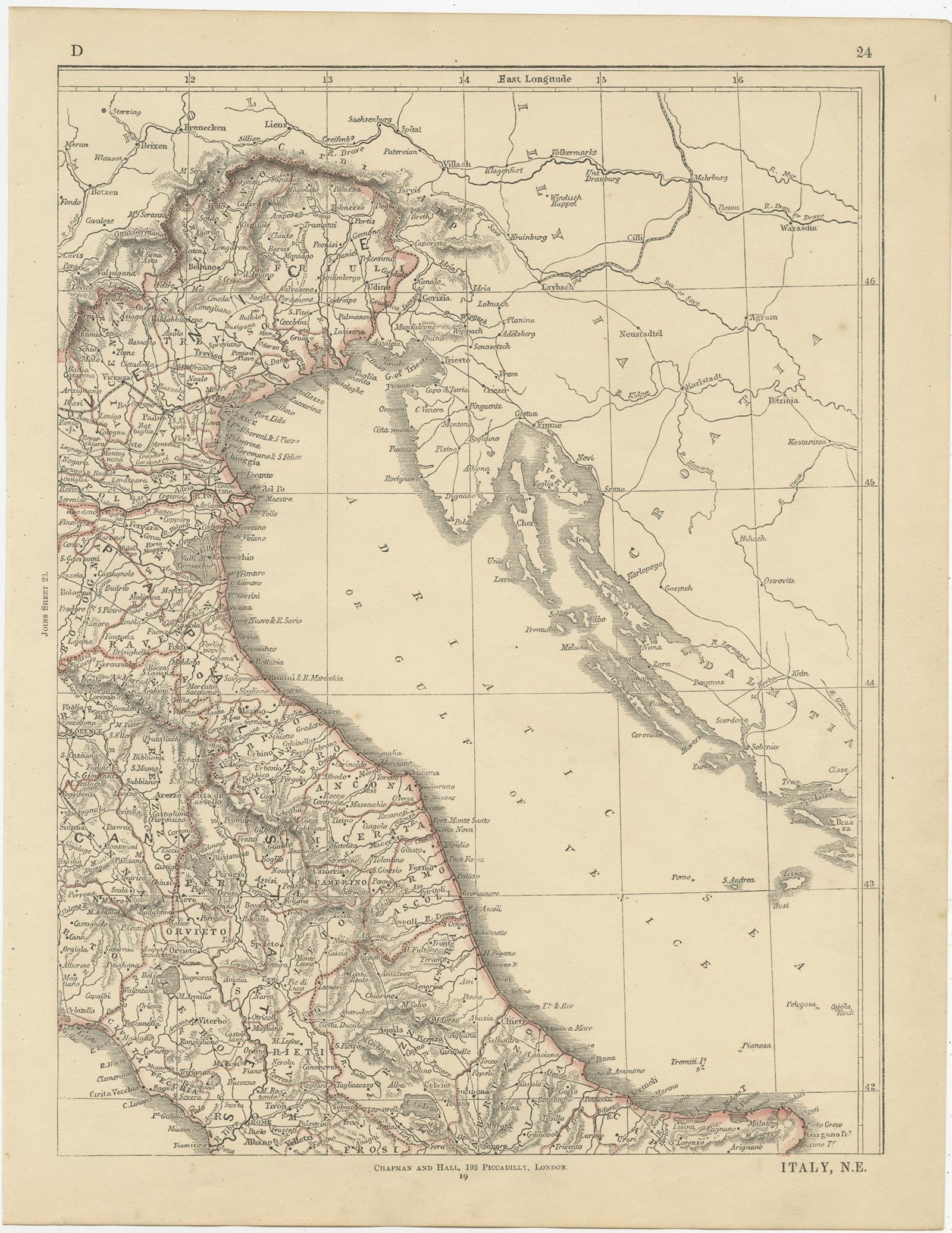 sardinia italy map