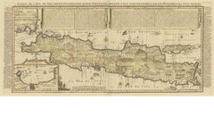 Antique French Map of Java, Indonesia by Chatelain, '1719'
