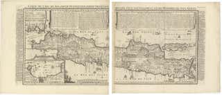 Antique Map of the Java Sea by Dornseiffen, 1900 For Sale at 1stDibs ...