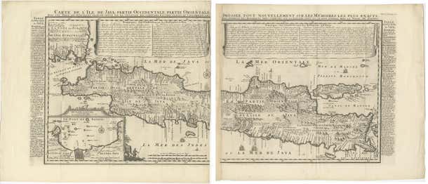 Antique Map of Java 'Indonesia' by Chatelain, 1719 For Sale at 1stDibs ...