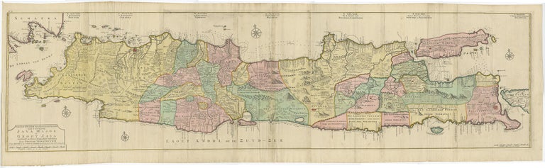 Large Antique Map of Java ‘Indonesia’ by F. Valentijn, 1728 For Sale at ...