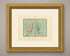 Antique Map of Jerusalem and the Surrounding Country, Wyld, 1823