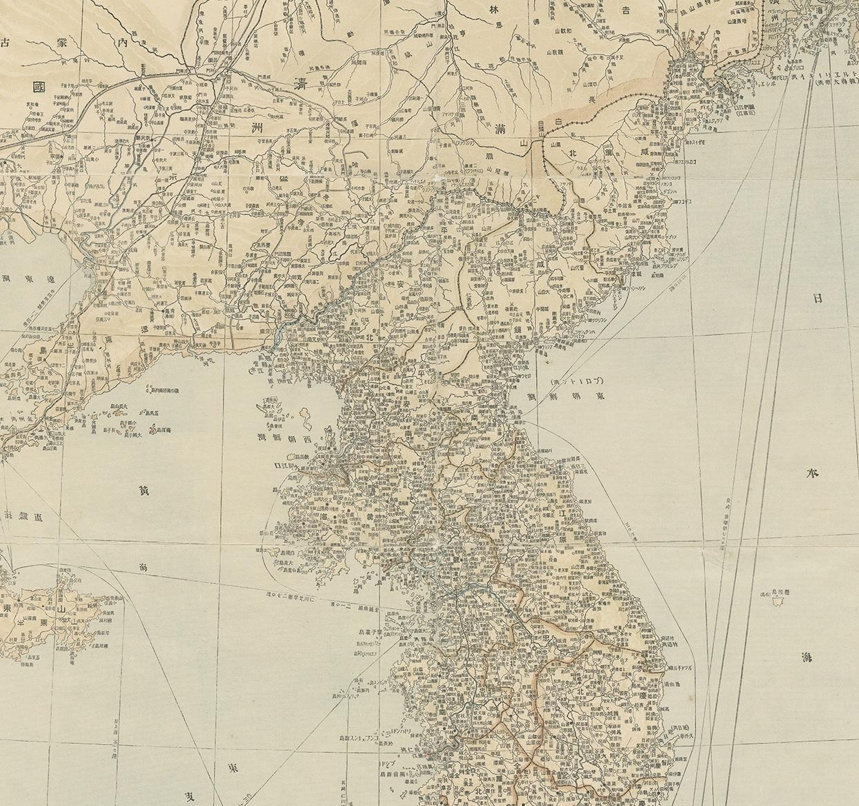 korea old map