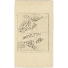 Antique Map of Macao and Surroundings by Captain Cook, 1803
