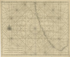 Antique Map of Malabar Coast by Valentijn, 1726