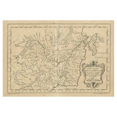 Mappa antica della Manciuria e della parte nord-orientale della Tartaria