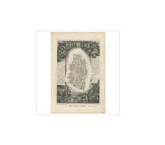 Carte ancienne de la Meuse « France » par V. Levasseur, 1854
