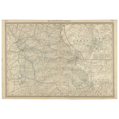 Antique Map of Missouri – The Show-Me State with St. Louis Inset, 1888