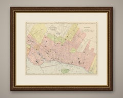 Antique Map of Montreal, with Mount Royal Park, Rand McNally, 1899