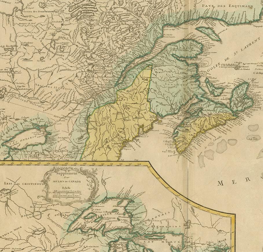 map of new england and canada