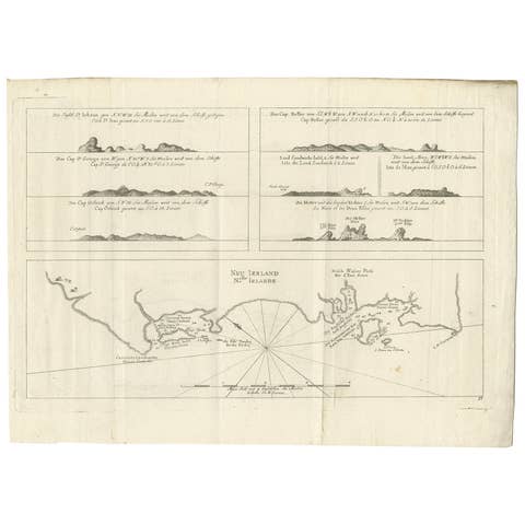 Antique Map of New Ireland, 1774