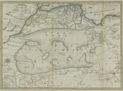 Antique Map of North Africa including the Sahara Desert