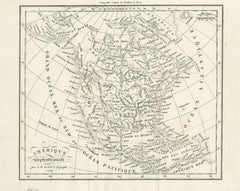 Antique Map of North America by Dufour 'circa 1834'