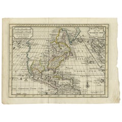 Antique Map of North America by Keizer & de Lat, 1788