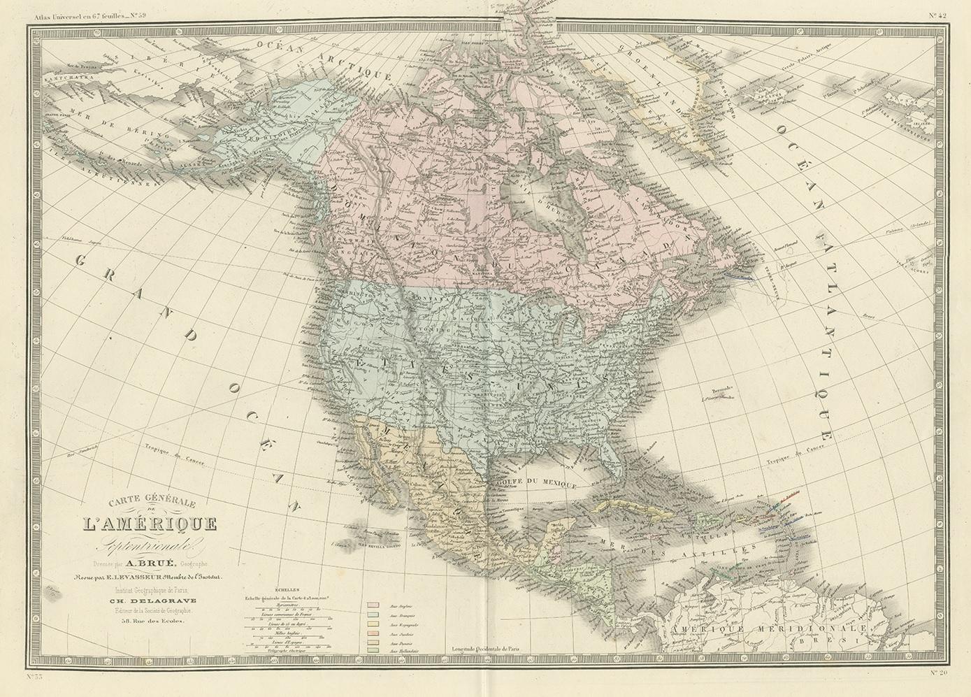Mapa antiguo titulado 