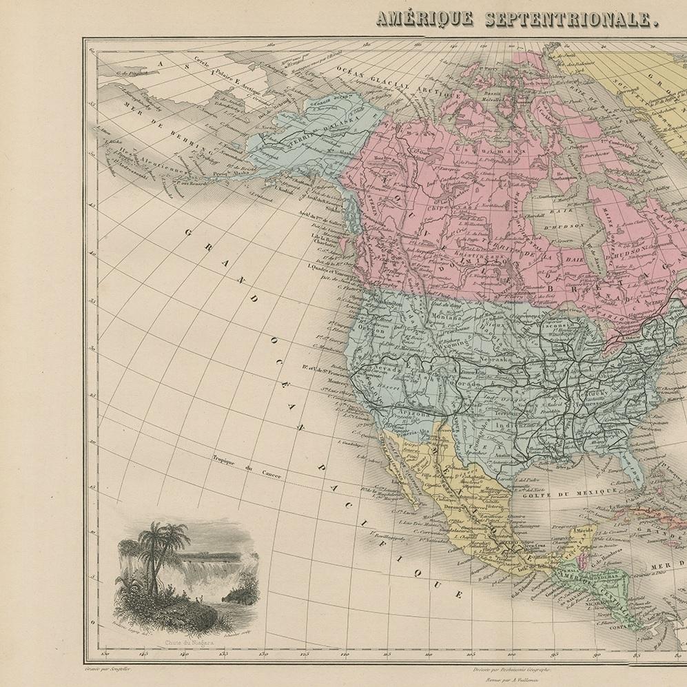 map of north america 1880