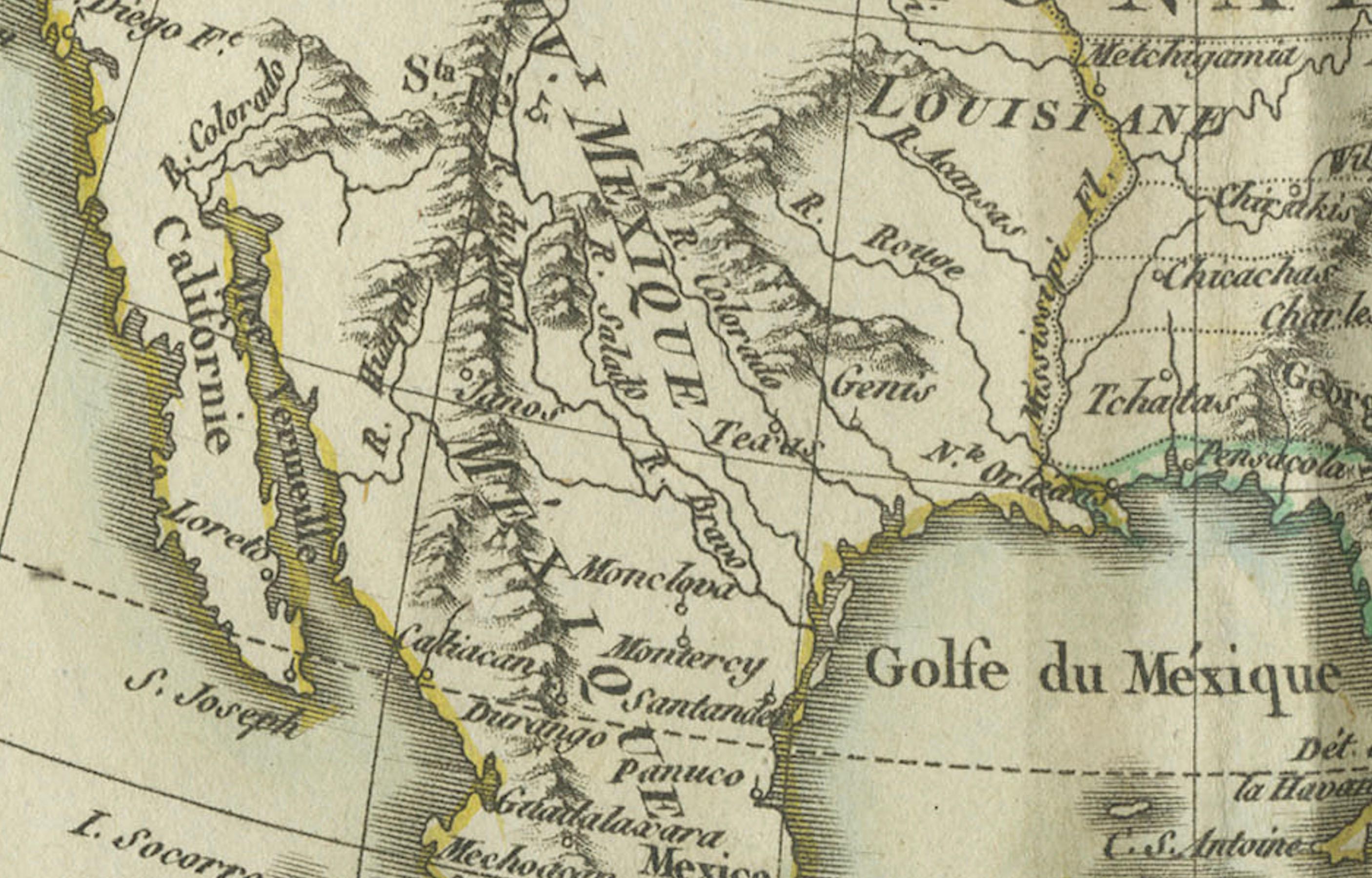 Antique Map of North and South America by Pierre Antoine Tardieu (1784-1869) For Sale 2
