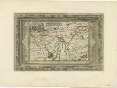 Benedictus Goes’ Route – Antique Map of Tartary to China by Van der Aa, 1714