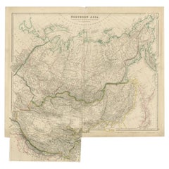 Carte ancienne d'Asie du Nord par Arrowsmith, 1834