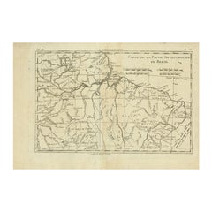 Carte ancienne du Brésil du Nord par Bonne, vers 1780
