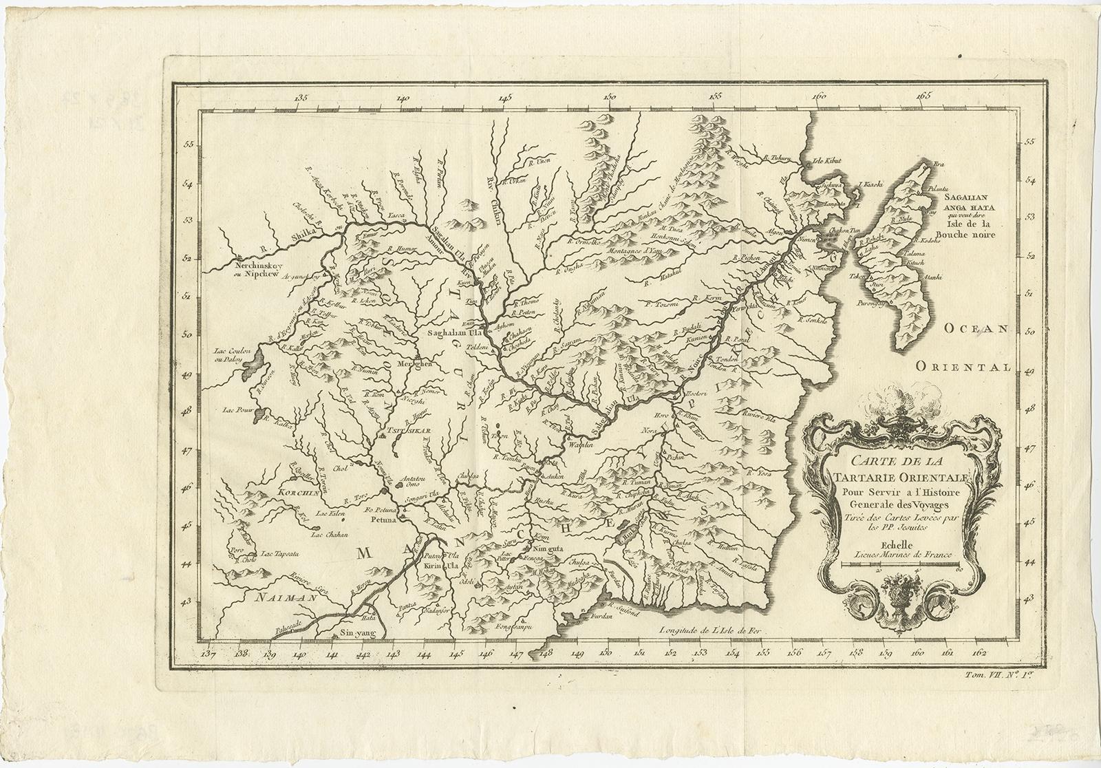 Carta geografica antica intitolata 