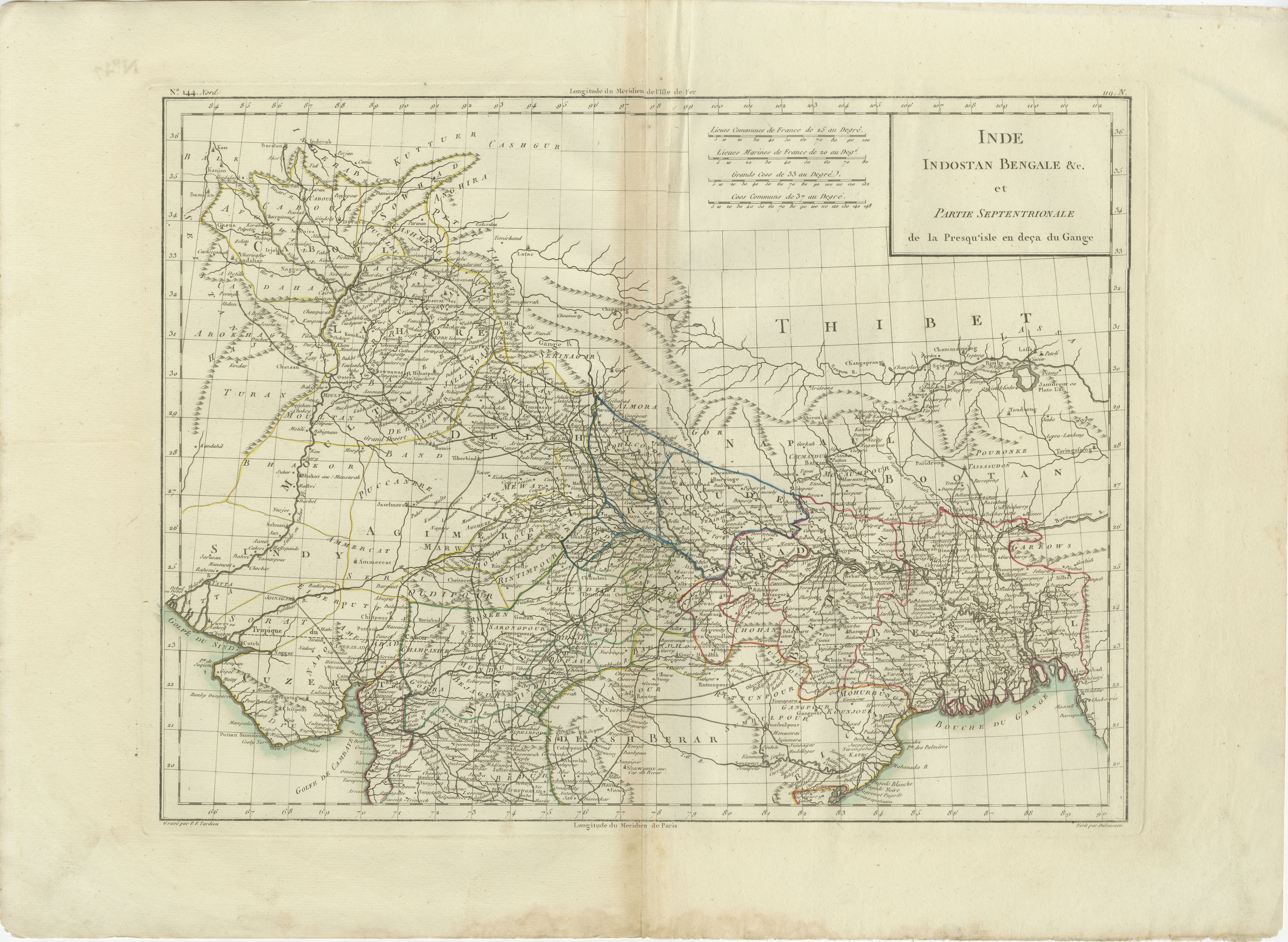 This is an original antique map titled 