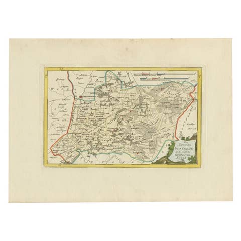 Antique Map of Oostergo by Von Reilly, 1791
