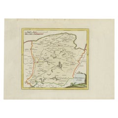 Mappa antica di Oostergo di Von Reilly, 1791