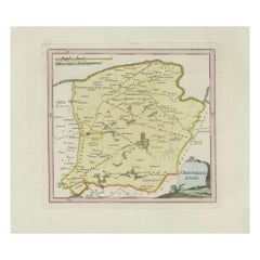 Antique Map of Oostergo, Friesland by von Reilly, 1791