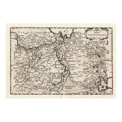 Carta geografica antica di Overijssel di Colom, 1635