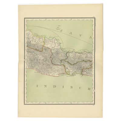 Large Antique Map of Java ‘Indonesia’ by F. Valentijn, 1728 For Sale at ...