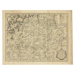Mappa antica di Part of Russia di Spyk, 1740 ca.