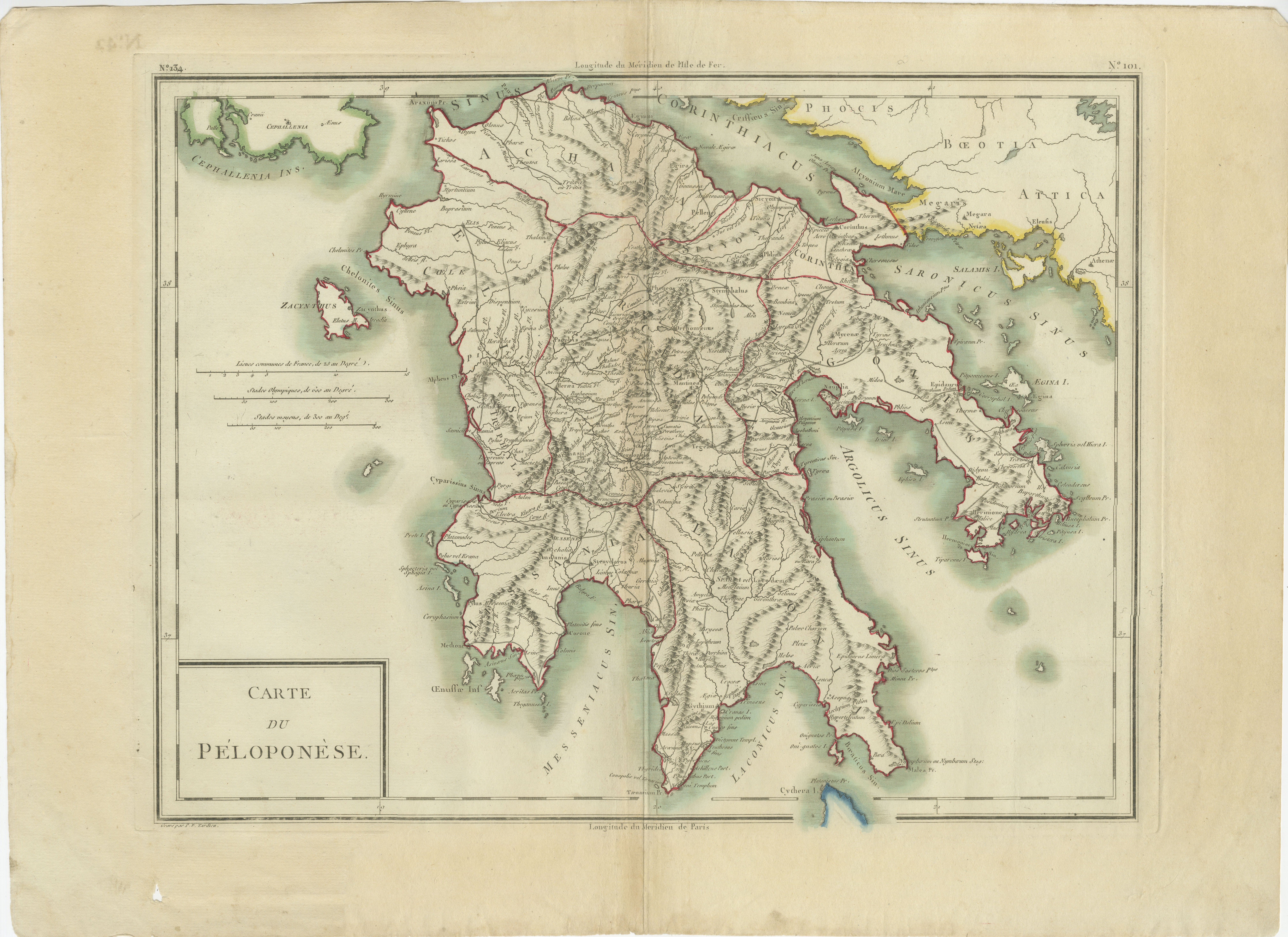 This antique map, titled 